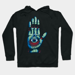 All-Seeing Eye Illuminati Hand Hoodie